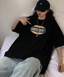 ビッグシルエットかすれサークルロゴTシャツ【ZOZOTOWN限定】