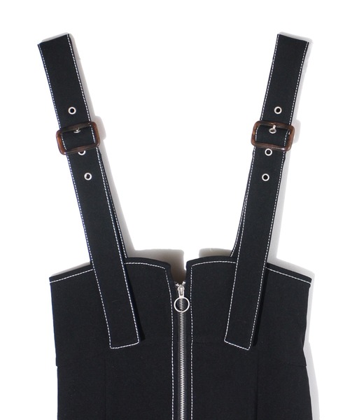 NOMAE(ノーマエ)の「サス付きナロースカート(スカート・レディース・ベージュ/ライトグレー/ブラック・FREE)」の5枚目の写真