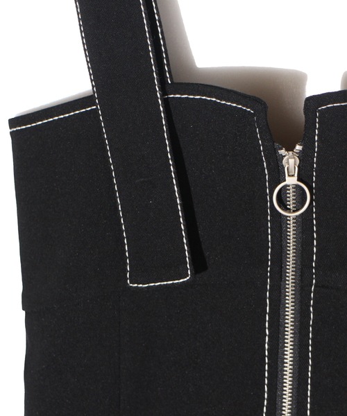 NOMAE(ノーマエ)の「サス付きナロースカート(スカート・レディース・ベージュ/ライトグレー/ブラック・FREE)」の8枚目の写真