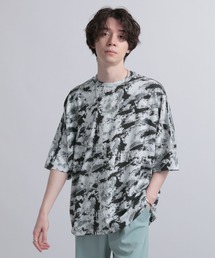 HARE | アブストラクトドルマンポンチカット(HARE)(Tシャツ/カットソー)