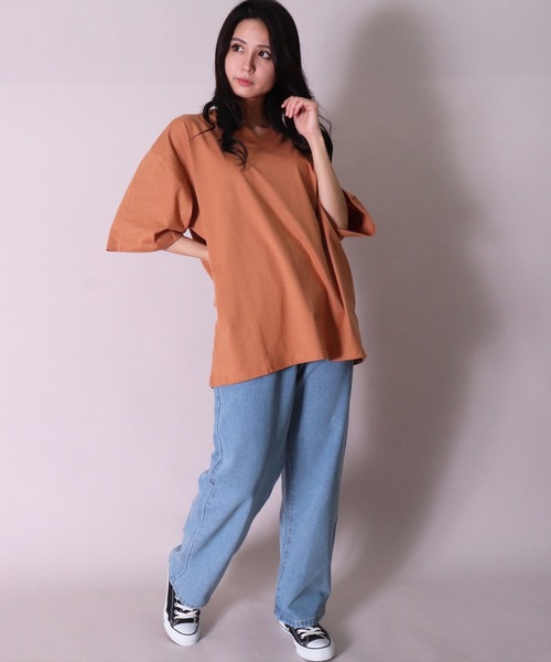 BAYBLO（ベイブロ）の「(BL)【ユニセックス】デニム ワイド パンツ（デニムパンツ・メンズ・ブラック/インディゴブルー/ダークインディゴブルー/ライトインディゴブルー・MEDIUM/LARGE/X-LARGE）」の7枚目の写真