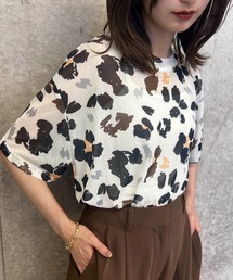 byYOUANCE | プリントシアーT(Tシャツ/カットソー)