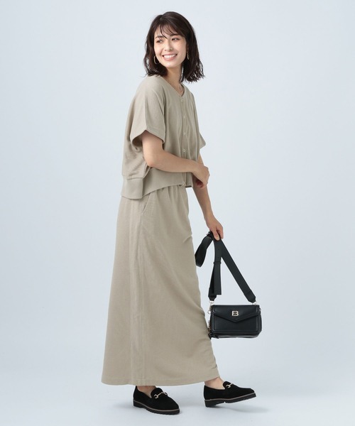 BAYFLOW(ベイフロー)の「セットアップナロースカート(スカート・レディース・ライトグレー/ブラック・SMALL/MEDIUM)」の15枚目の写真