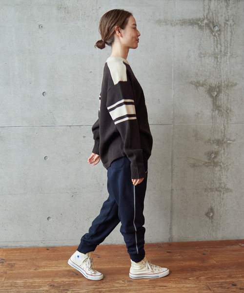 PAR ICI（パーリッシィ）の「アズマ裏毛 スウェットパンツ（スウェットパンツ・レディース・ネイビー/グレー/アイボリー・S/M）」の12枚目の写真