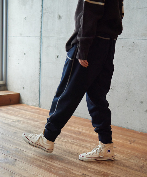 PAR ICI（パーリッシィ）の「アズマ裏毛 スウェットパンツ（スウェットパンツ・レディース・ネイビー/グレー/アイボリー・S/M）」の5枚目の写真