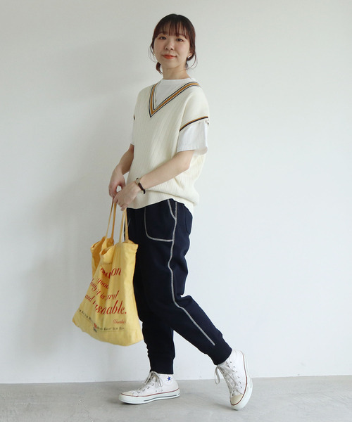 PAR ICI（パーリッシィ）の「アズマ裏毛 スウェットパンツ（スウェットパンツ・レディース・ネイビー/グレー/アイボリー・S/M）」の20枚目の写真