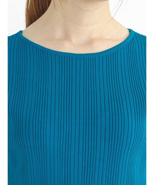 Te chichi（テチチ）の「前後2wayレースアップリブニット（ニット/セーター・レディース・ブラック/モカ/オフホワイト/ブルー・ﾌﾘ-）」の13枚目の写真