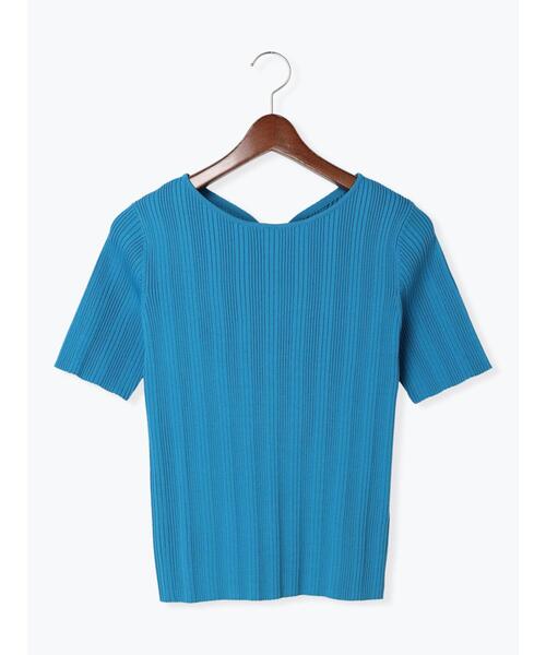 Te chichi（テチチ）の「前後2wayレースアップリブニット（ニット/セーター・レディース・ブラック/モカ/オフホワイト/ブルー・ﾌﾘ-）」の15枚目の写真