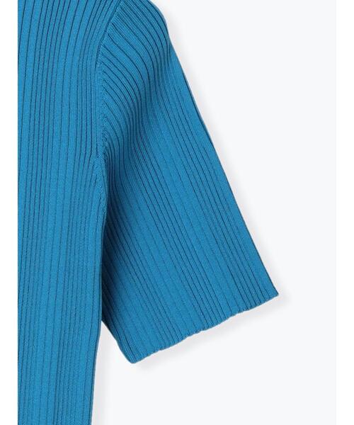 Te chichi（テチチ）の「前後2wayレースアップリブニット（ニット/セーター・レディース・ブラック/モカ/オフホワイト/ブルー・ﾌﾘ-）」の18枚目の写真