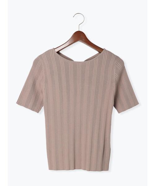 Te chichi（テチチ）の「前後2wayレースアップリブニット（ニット/セーター・レディース・ブラック/モカ/オフホワイト/ブルー・ﾌﾘ-）」の22枚目の写真