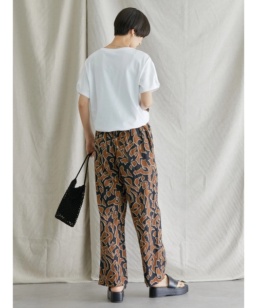 AMERICAN HOLIC(アメリカンホリック)の「オープンショルダーカットプルオーバー(Tシャツ/カットソー・レディース・ブラック/オフホワイト・M/L)」の11枚目の写真