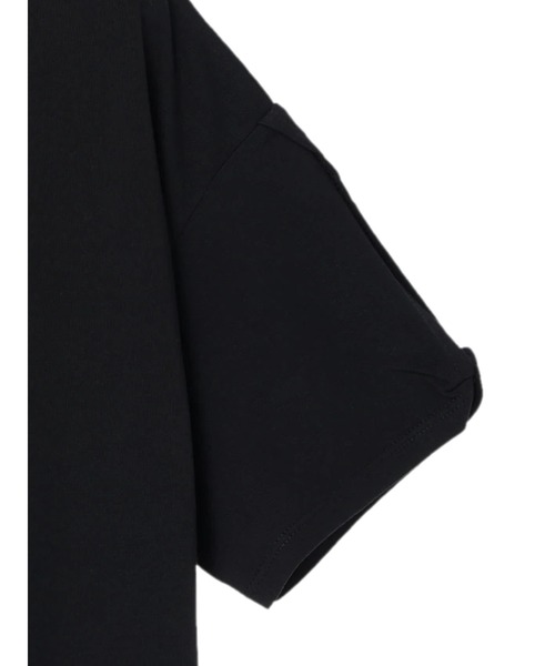 AMERICAN HOLIC(アメリカンホリック)の「オープンショルダーカットプルオーバー(Tシャツ/カットソー・レディース・ブラック/オフホワイト・M/L)」の15枚目の写真