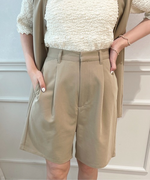 apres jour(アプレジュール)の「【セットアップ可能】ショートパンツ【ZOZOTOWN限定アイテム】(その他パンツ・レディース・イエロー/モカ/ライトベージュ・X-LARGE/フリー)」の6枚目の写真