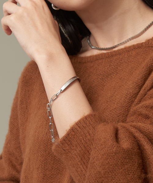 NOMINE（ノミネ）の「プレートチェーンブレスレット（ブレスレット・レディース・ゴールド/シルバー・フリー）」の17枚目の写真