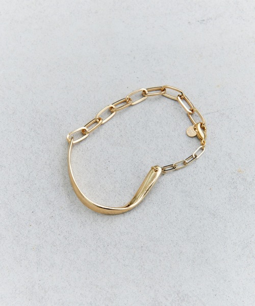 NOMINE（ノミネ）の「プレートチェーンブレスレット（ブレスレット・レディース・ゴールド/シルバー・フリー）」の2枚目の写真