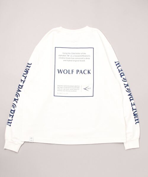 WP（ダブリューピー）の「WP / ダブリューピー：WP×CAMBER BIG TAG L/Tee：WP08-T144[WAX]（Tシャツ/カットソー・メンズ・ホワイト×ネイビー/ホワイト×ピンク・XL/L/XXL）」の3枚目の写真