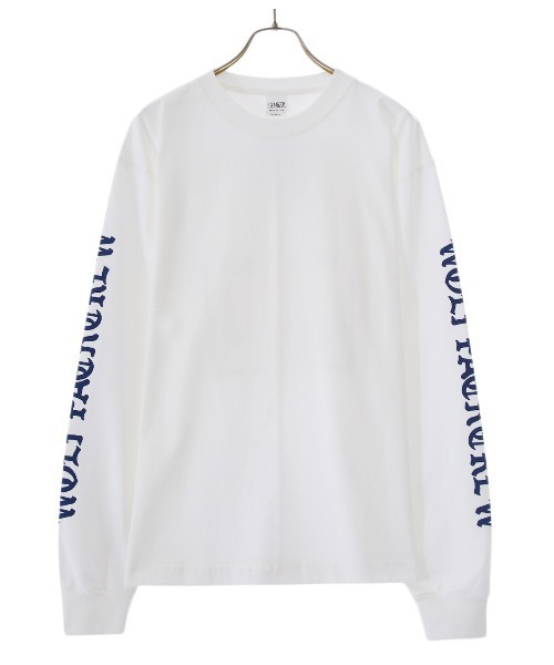 WP（ダブリューピー）の「WP / ダブリューピー：WP×CAMBER BIG TAG L/Tee：WP08-T144[WAX]（Tシャツ/カットソー・メンズ・ホワイト×ネイビー/ホワイト×ピンク・XL/L/XXL）」の5枚目の写真