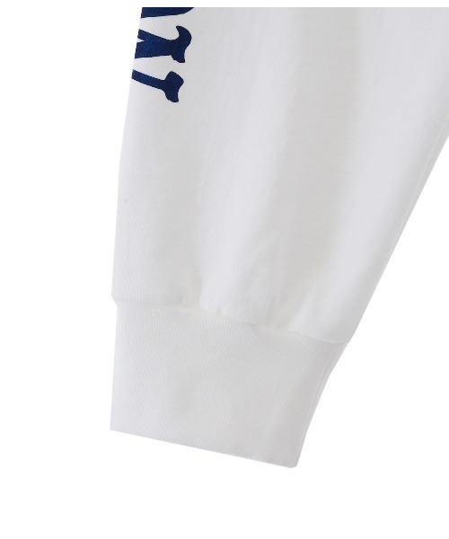 WP（ダブリューピー）の「WP / ダブリューピー：WP×CAMBER BIG TAG L/Tee：WP08-T144[WAX]（Tシャツ/カットソー・メンズ・ホワイト×ネイビー/ホワイト×ピンク・XL/L/XXL）」の8枚目の写真