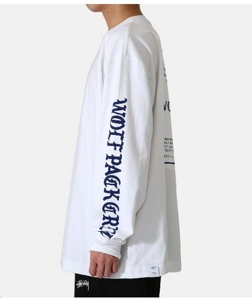 WP（ダブリューピー）の「WP / ダブリューピー：WP×CAMBER BIG TAG L/Tee：WP08-T144[WAX]（Tシャツ/カットソー・メンズ・ホワイト×ネイビー/ホワイト×ピンク・XL/L/XXL）」の12枚目の写真