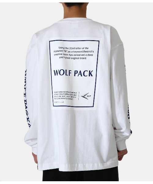 WP（ダブリューピー）の「WP / ダブリューピー：WP×CAMBER BIG TAG L/Tee：WP08-T144[WAX]（Tシャツ/カットソー・メンズ・ホワイト×ネイビー/ホワイト×ピンク・XL/L/XXL）」の13枚目の写真