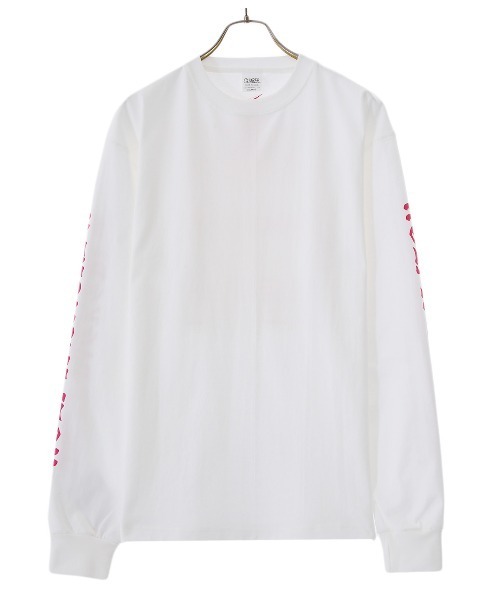 WP（ダブリューピー）の「WP / ダブリューピー：WP×CAMBER BIG TAG L/Tee：WP08-T144[WAX]（Tシャツ/カットソー・メンズ・ホワイト×ネイビー/ホワイト×ピンク・XL/L/XXL）」の15枚目の写真