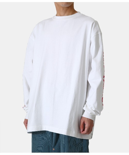 WP（ダブリューピー）の「WP / ダブリューピー：WP×CAMBER BIG TAG L/Tee：WP08-T144[WAX]（Tシャツ/カットソー・メンズ・ホワイト×ネイビー/ホワイト×ピンク・XL/L/XXL）」の21枚目の写真