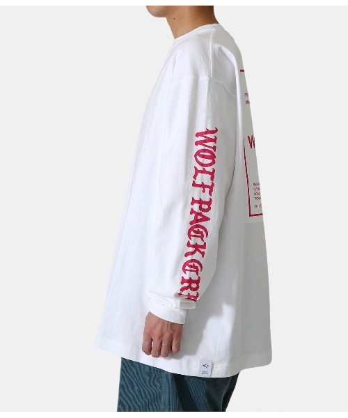 WP（ダブリューピー）の「WP / ダブリューピー：WP×CAMBER BIG TAG L/Tee：WP08-T144[WAX]（Tシャツ/カットソー・メンズ・ホワイト×ネイビー/ホワイト×ピンク・XL/L/XXL）」の22枚目の写真