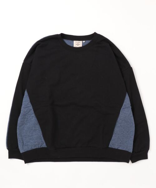 チチカカ(チチカカ)の「スウェットxカットキルトプルオーバー(Tシャツ/カットソー・レディース・ブラック/ベージュ・FREE)」の5枚目の写真