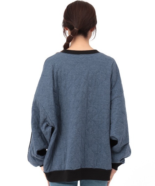 チチカカ(チチカカ)の「スウェットxカットキルトプルオーバー(Tシャツ/カットソー・レディース・ブラック/ベージュ・FREE)」の15枚目の写真