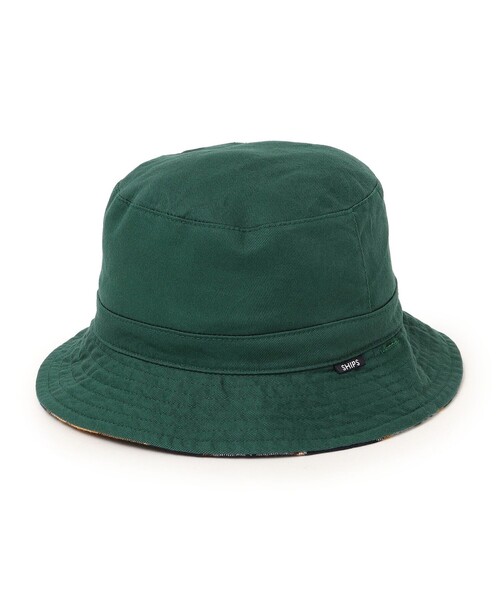 SHIPS（シップス）の「SHIPS KIDS:ベビー チェック リバーシブル ハット（ハット・キッズ・ダークグリーン/カーキ・SMALL/X-SMALL）」の2枚目の写真