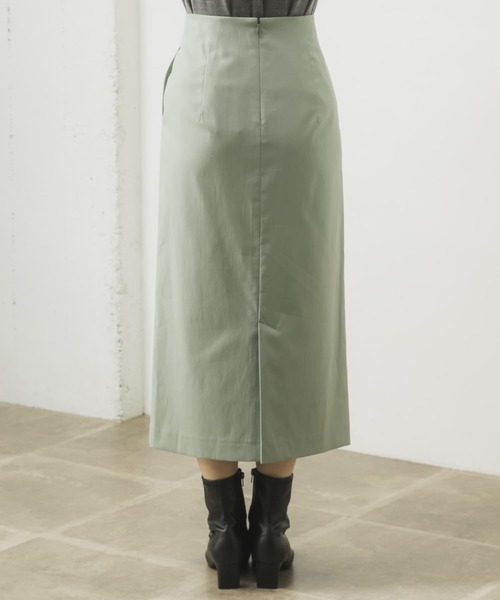 URBAN RESEARCH（アーバンリサーチ）の「ピンタックタイトスカート（スカート・レディース・ネイビー/ミント・38/36）」の6枚目の写真