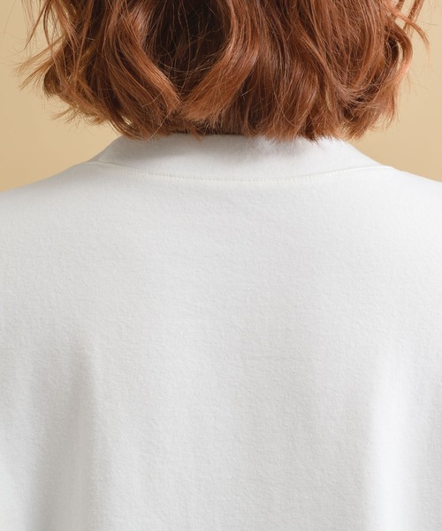 Paradise Picnic（パラダイスピクニック）の「Lallia Mu ピーチスキンオーバーロゴT（Tシャツ/カットソー・レディース・ホワイト/カーキ・FREE）」の15枚目の写真