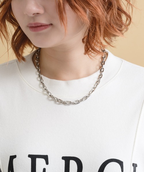 Paradise Picnic（パラダイスピクニック）の「Lallia Mu ピーチスキンオーバーロゴT（Tシャツ/カットソー・レディース・ホワイト/カーキ・FREE）」の8枚目の写真