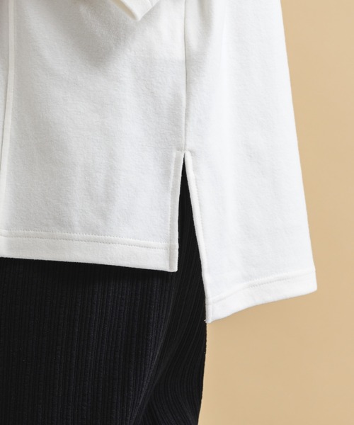 Paradise Picnic（パラダイスピクニック）の「Lallia Mu ピーチスキンオーバーロゴT（Tシャツ/カットソー・レディース・ホワイト/カーキ・FREE）」の18枚目の写真