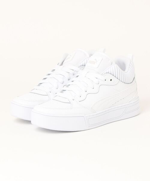 PUMA（プーマ）の「PUMA プーマ SKYE DEMI レディーススニーカー (スカイデミ) 380749（スニーカー・レディース・ベージュ/ホワイト×ホワイト/ブラック×ホワイト・23.5cm/23.0cm/25.0cm/24.5cm/24.0cm）」の2枚目の写真