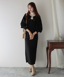 BLUEEAST | ポンチカーディガンセットキャミワンピース(ワンピース)