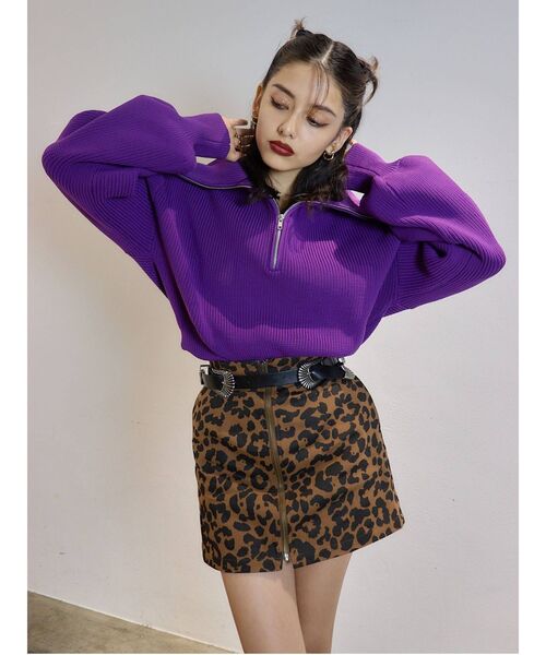 EVRIS(エヴリス)の「ダブルベルトミニスカート(スカート・レディース・ブラック/その他1・SMALL/MEDIUM)」の10枚目の写真