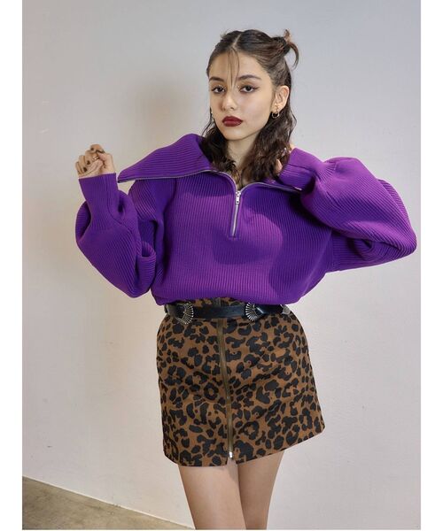 EVRIS(エヴリス)の「ダブルベルトミニスカート(スカート・レディース・ブラック/その他1・SMALL/MEDIUM)」の3枚目の写真