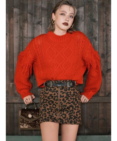 EVRIS(エヴリス)の「ダブルベルトミニスカート(スカート・レディース・ブラック/その他1・SMALL/MEDIUM)」の16枚目の写真