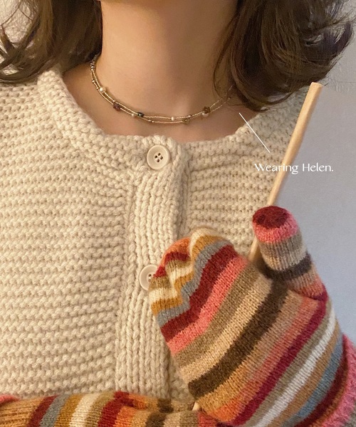 whim(ウィム)の「Helen-2連シルバーネックレス-(ネックレス・レディース・シルバー・FREE)」の1枚目の写真