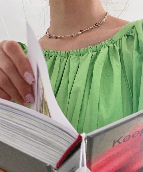 whim(ウィム)の「Helen-2連シルバーネックレス-(ネックレス・レディース・シルバー・FREE)」の3枚目の写真