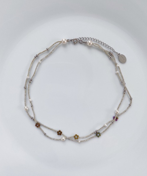 whim(ウィム)の「Helen-2連シルバーネックレス-(ネックレス・レディース・シルバー・FREE)」の7枚目の写真