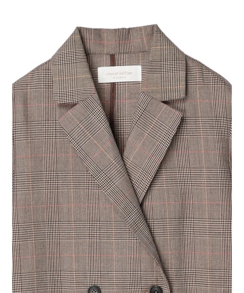 Green　Parks（グリーンパークス）の「テーラードジャケット（テーラードジャケット・レディース・チェック/ネイビー・FREE）」の11枚目の写真