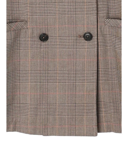 Green　Parks（グリーンパークス）の「テーラードジャケット（テーラードジャケット・レディース・チェック/ネイビー・FREE）」の13枚目の写真