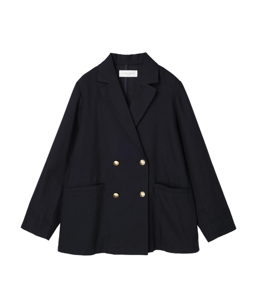 Green　Parks（グリーンパークス）の「テーラードジャケット（テーラードジャケット・レディース・チェック/ネイビー・FREE）」の19枚目の写真