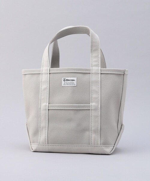FREAK'S STORE（フリークスストア）の「【WEB限定】ORCIVAL/オーシバル　キャンバストートS（トートバッグ・レディース・チャコールグレー/ブラック/ベージュ/ブラウン/グレー/オフホワイト/イエロー・ONE SIZE）」の5枚目の写真