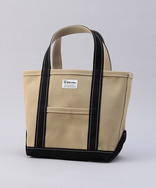 FREAK'S STORE（フリークスストア）の「【WEB限定】ORCIVAL/オーシバル　キャンバストートS（トートバッグ・レディース・チャコールグレー/ブラック/ベージュ/ブラウン/グレー/オフホワイト/イエロー・ONE SIZE）」の3枚目の写真