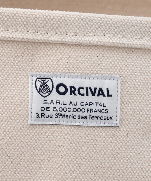 FREAK'S STORE（フリークスストア）の「【WEB限定】ORCIVAL/オーシバル　キャンバストートS（トートバッグ・レディース・チャコールグレー/ブラック/ベージュ/ブラウン/グレー/オフホワイト/イエロー・ONE SIZE）」の12枚目の写真