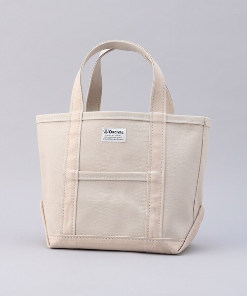 FREAK'S STORE（フリークスストア）の「【WEB限定】ORCIVAL/オーシバル　キャンバストートS（トートバッグ・レディース・チャコールグレー/ブラック/ベージュ/ブラウン/グレー/オフホワイト/イエロー・ONE SIZE）」の16枚目の写真