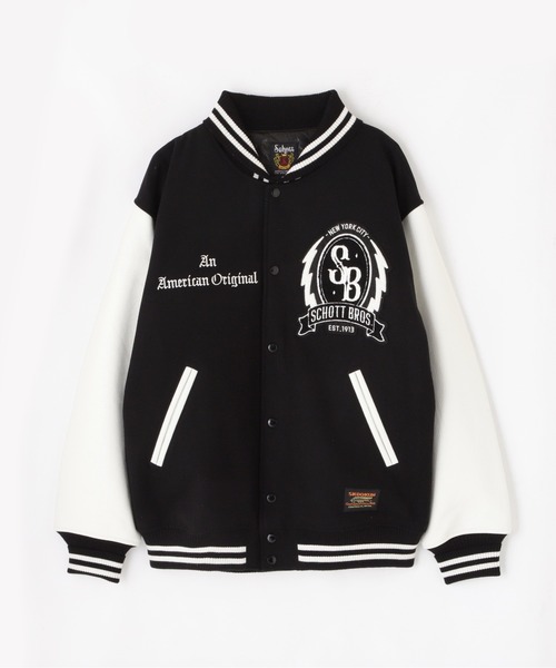 schott（ショット）の「Schott(ショット) MELTON STADIUM JACKET